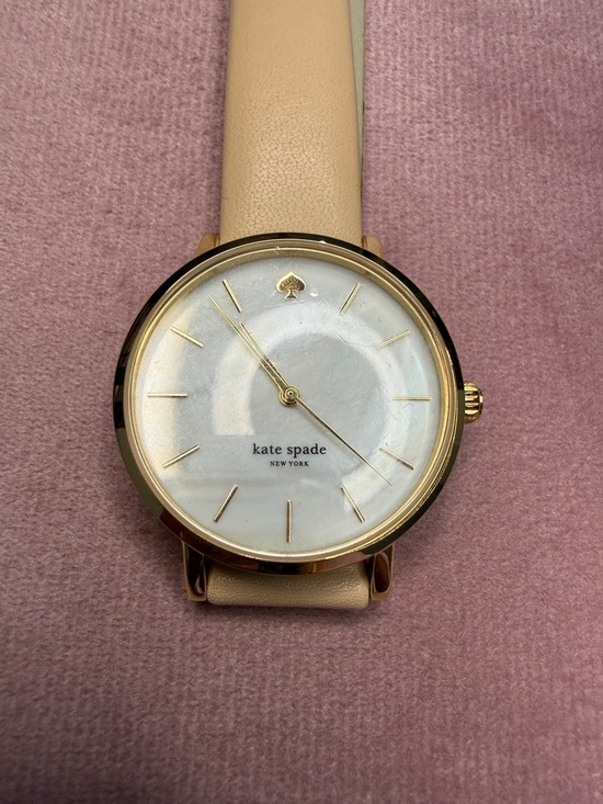 kate spade Accessories - kate spade New York Gold & Beige Leather Watch